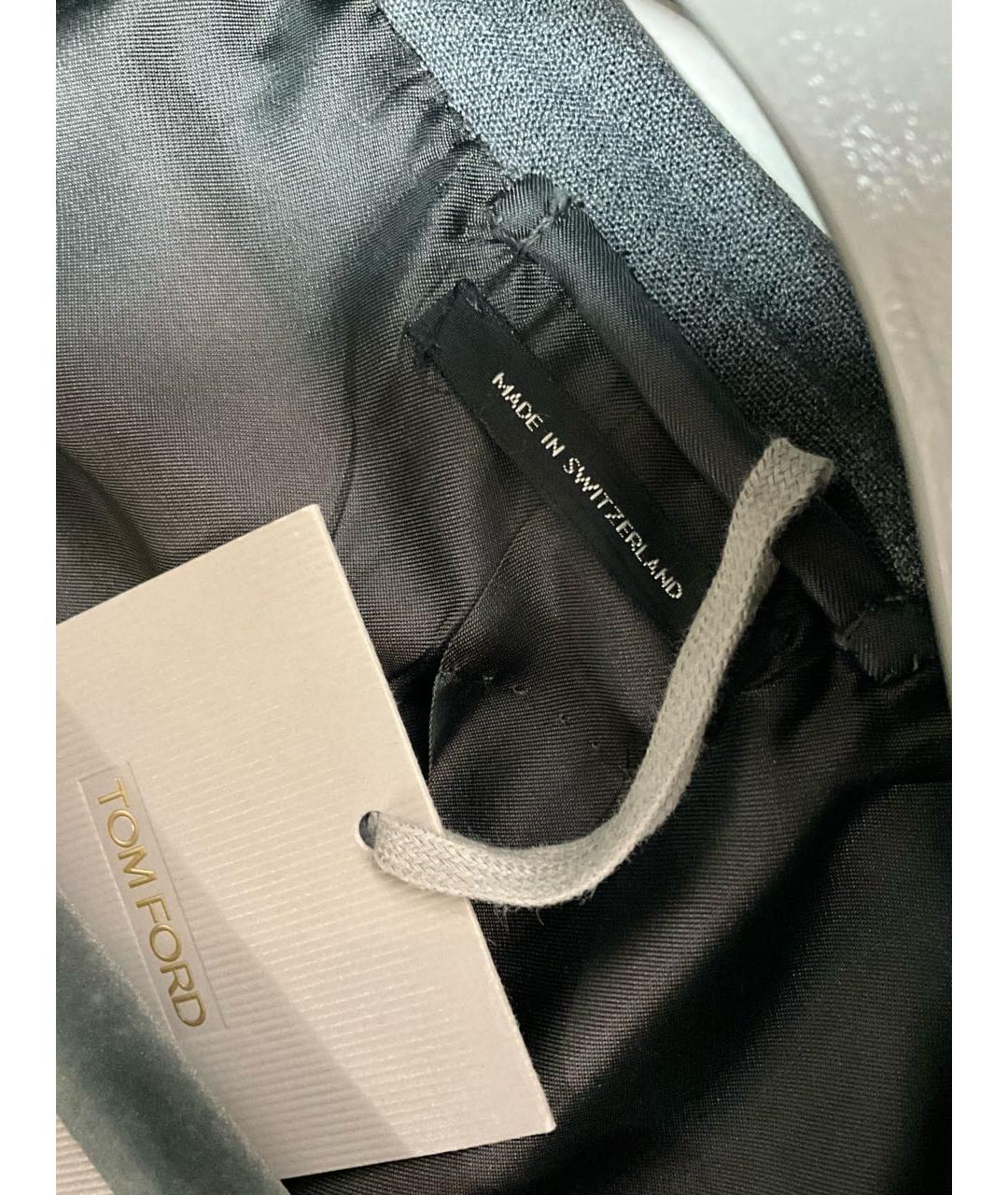 TOM FORD Серый шерстяной пиджак, фото 6