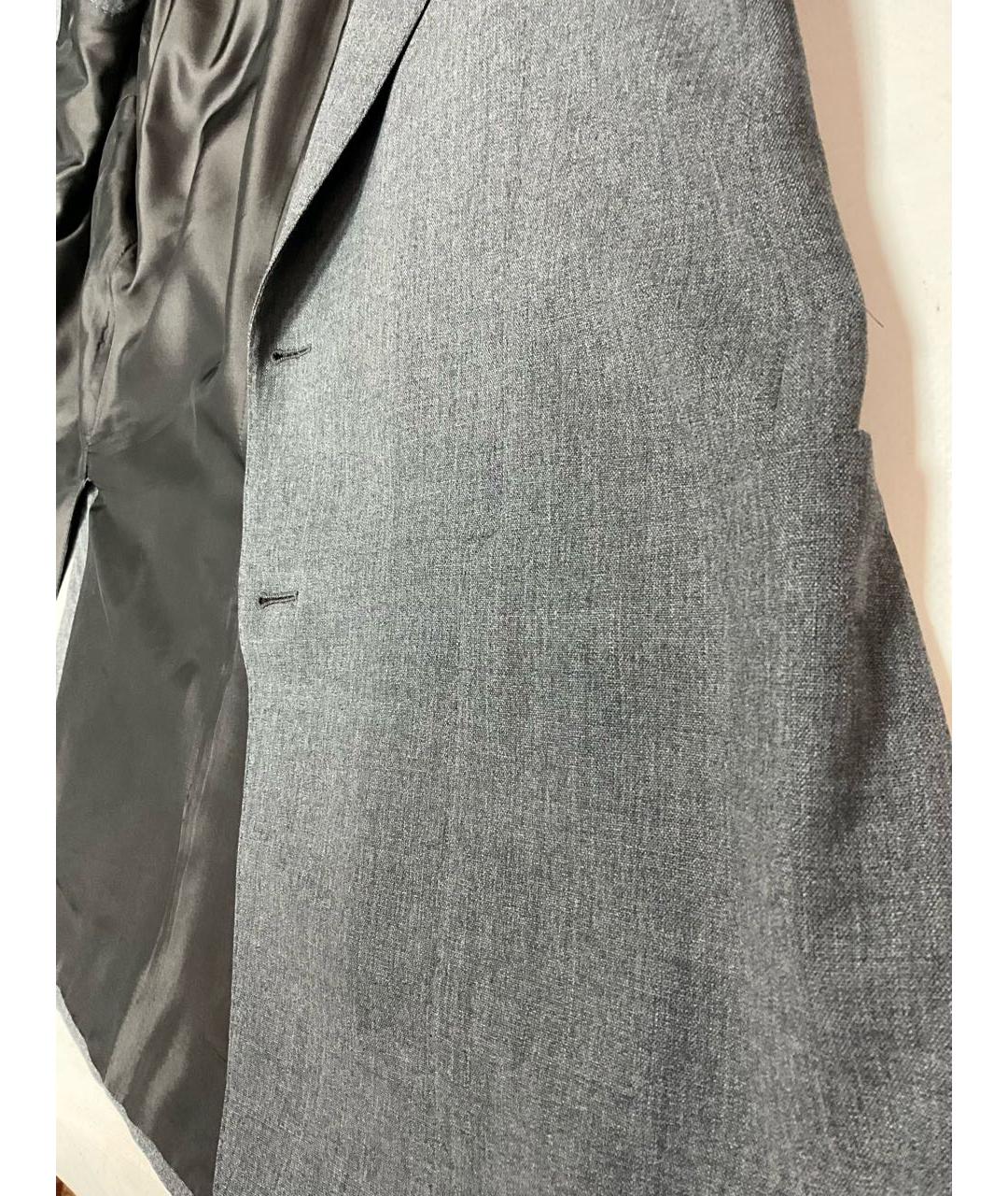 TOM FORD Серый шерстяной пиджак, фото 4