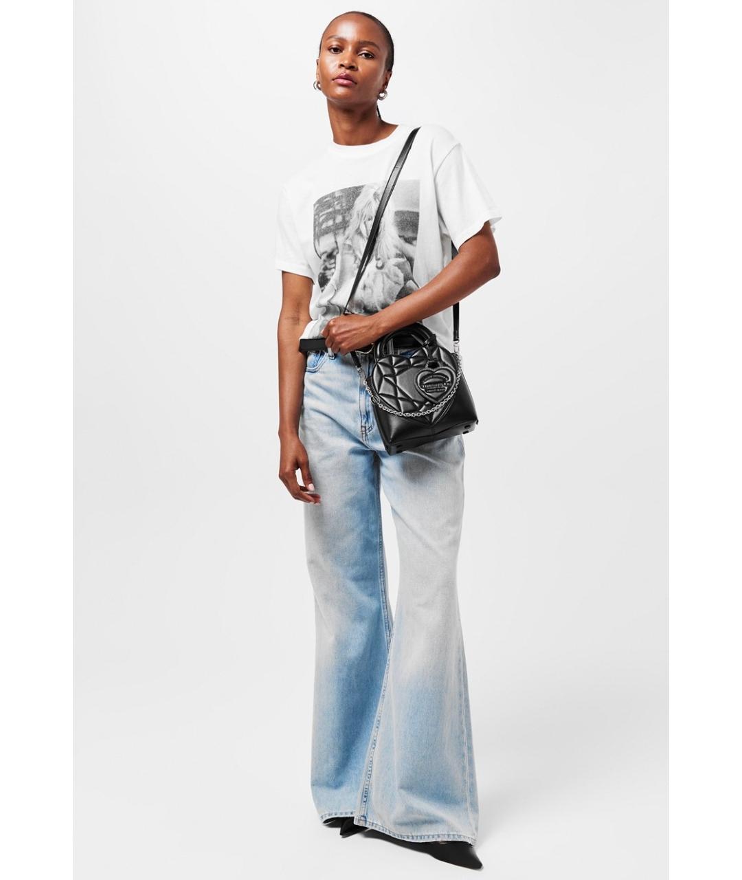 TIFFANY&CO Черная кожаная сумка через плечо, фото 4