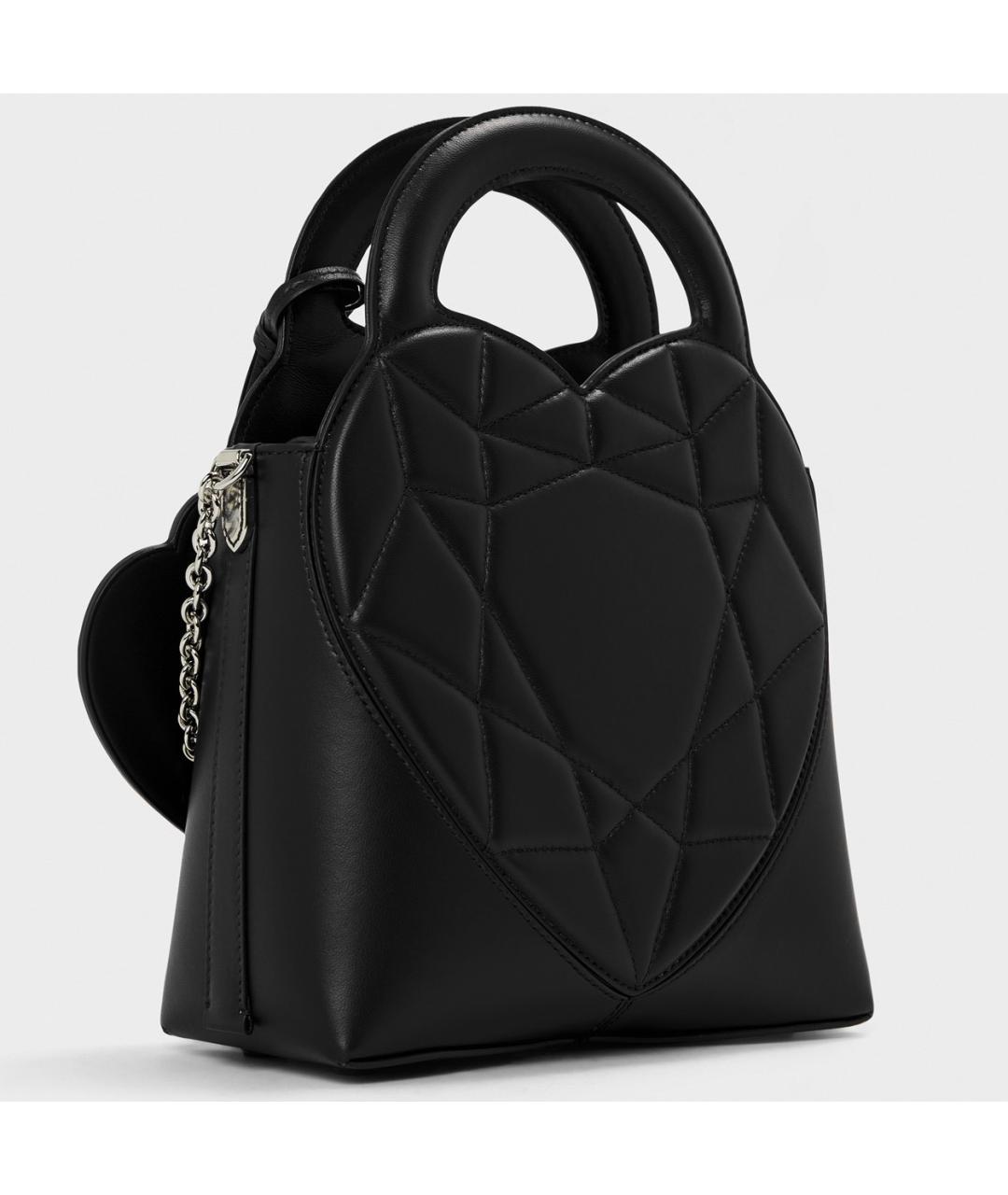 TIFFANY&CO Черная кожаная сумка через плечо, фото 2