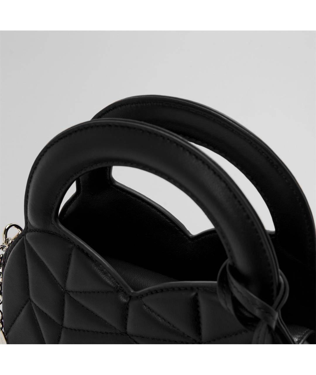 TIFFANY&CO Черная кожаная сумка через плечо, фото 6