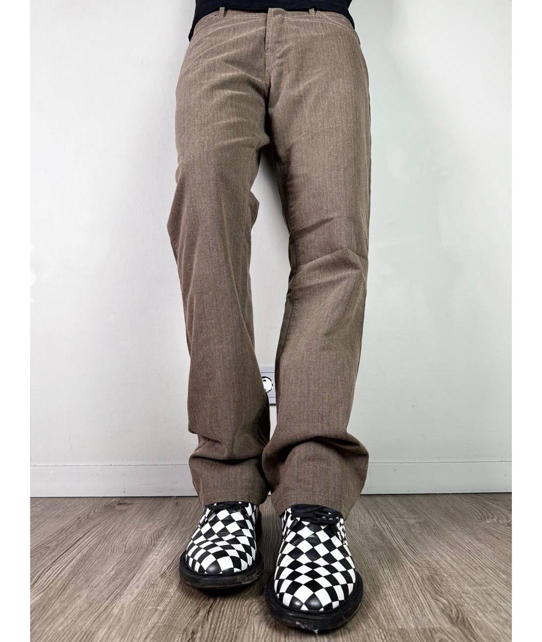 JUST CAVALLI Коричневые хлопковые джинсы, фото 5