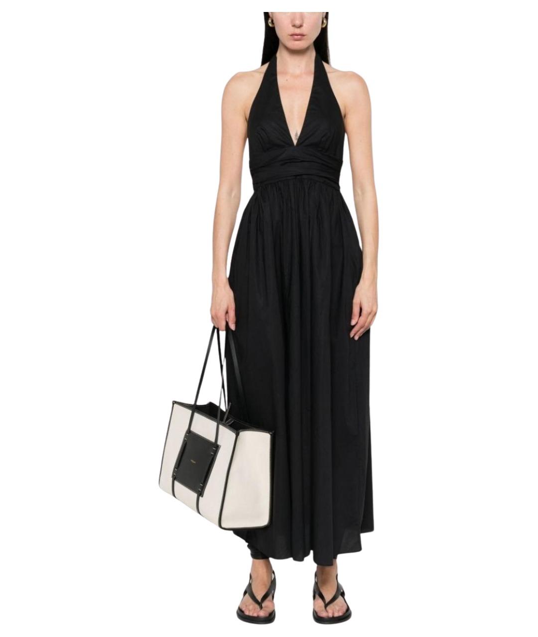 MATTEAU Черное хлопковое платье, фото 2