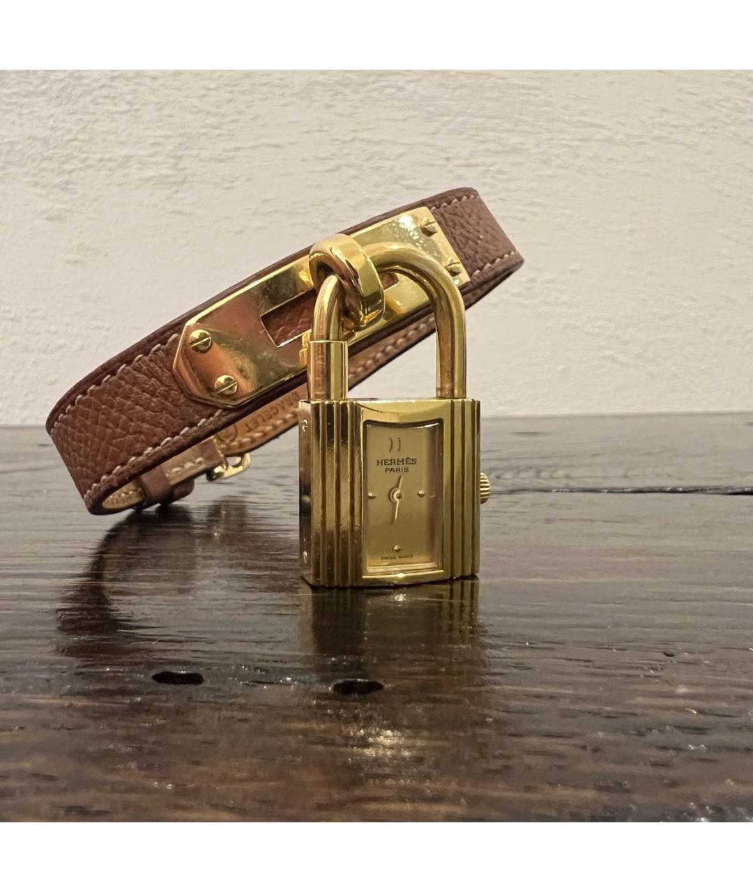 HERMES Коричневые часы, фото 7