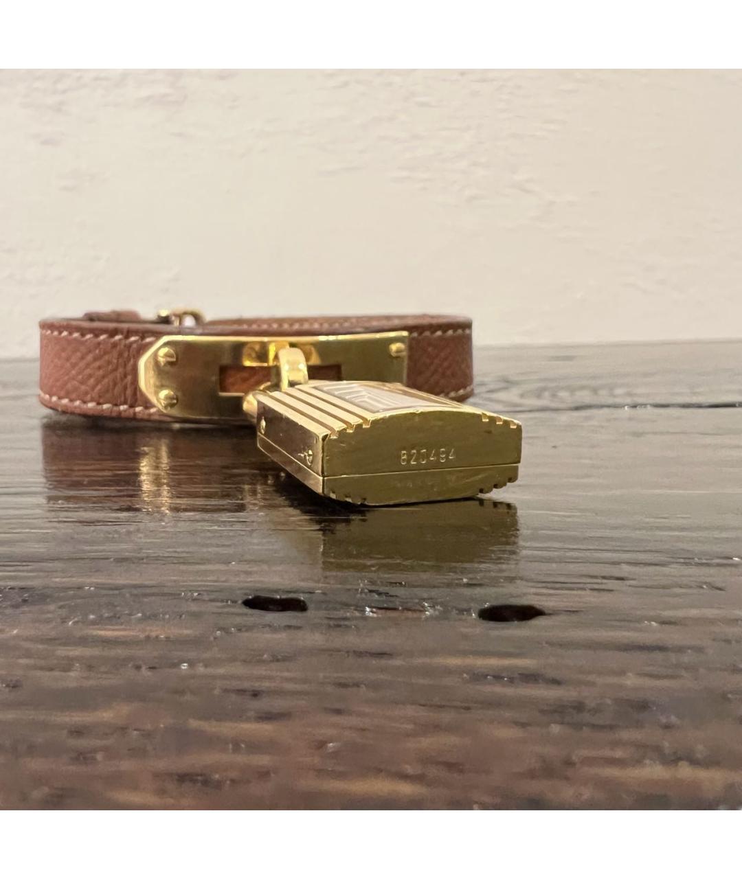 HERMES Коричневые часы, фото 3