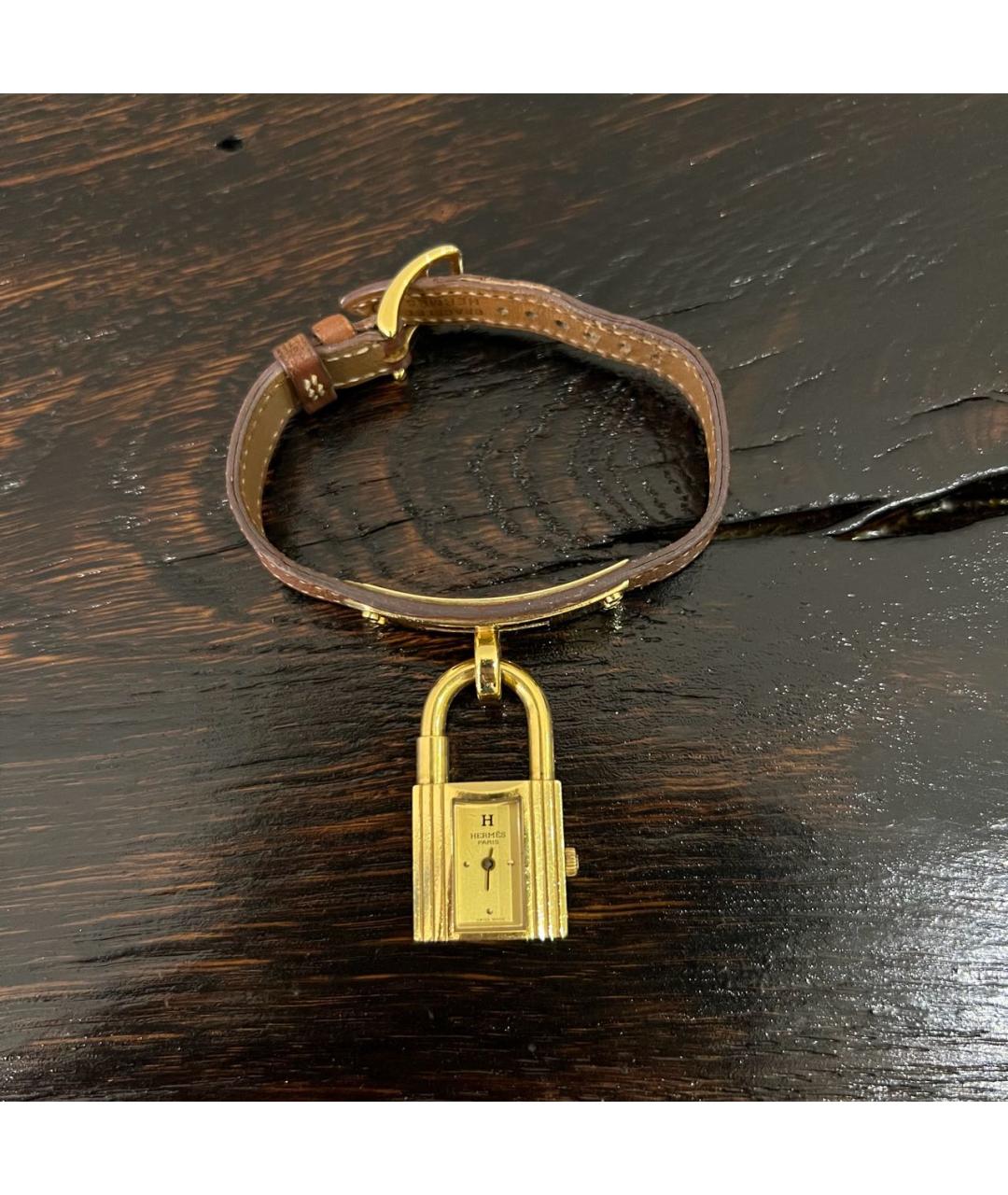 HERMES Коричневые часы, фото 2