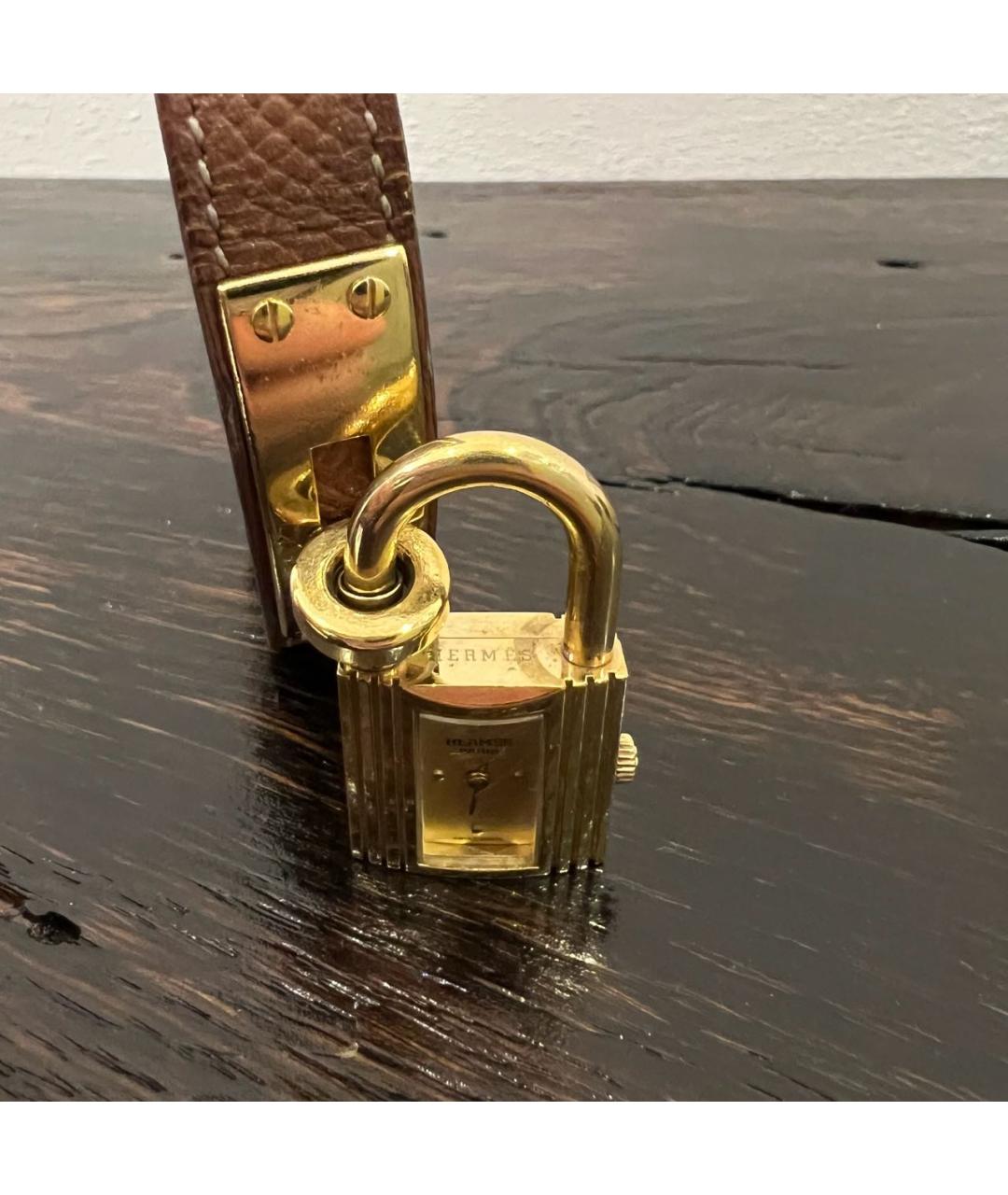 HERMES Коричневые часы, фото 5