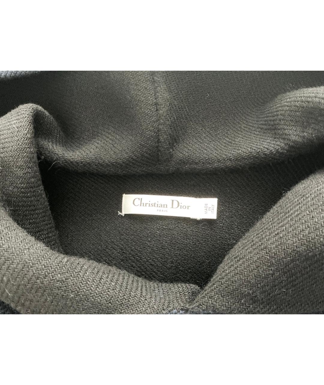 CHRISTIAN DIOR Синий шерстяной жакет/пиджак, фото 7