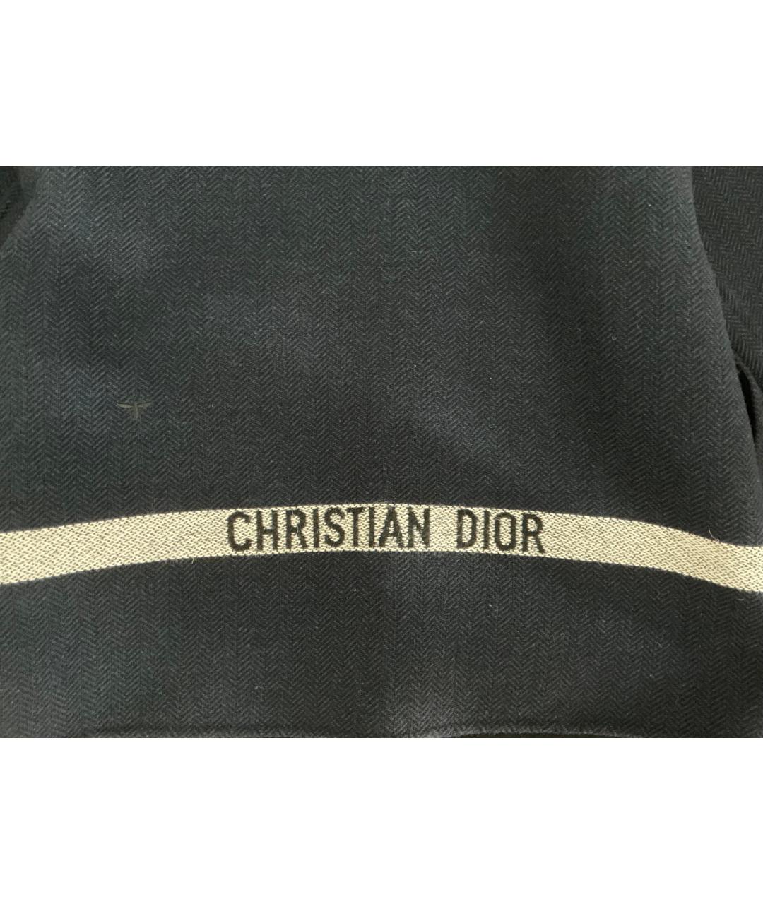 CHRISTIAN DIOR Синий шерстяной жакет/пиджак, фото 6