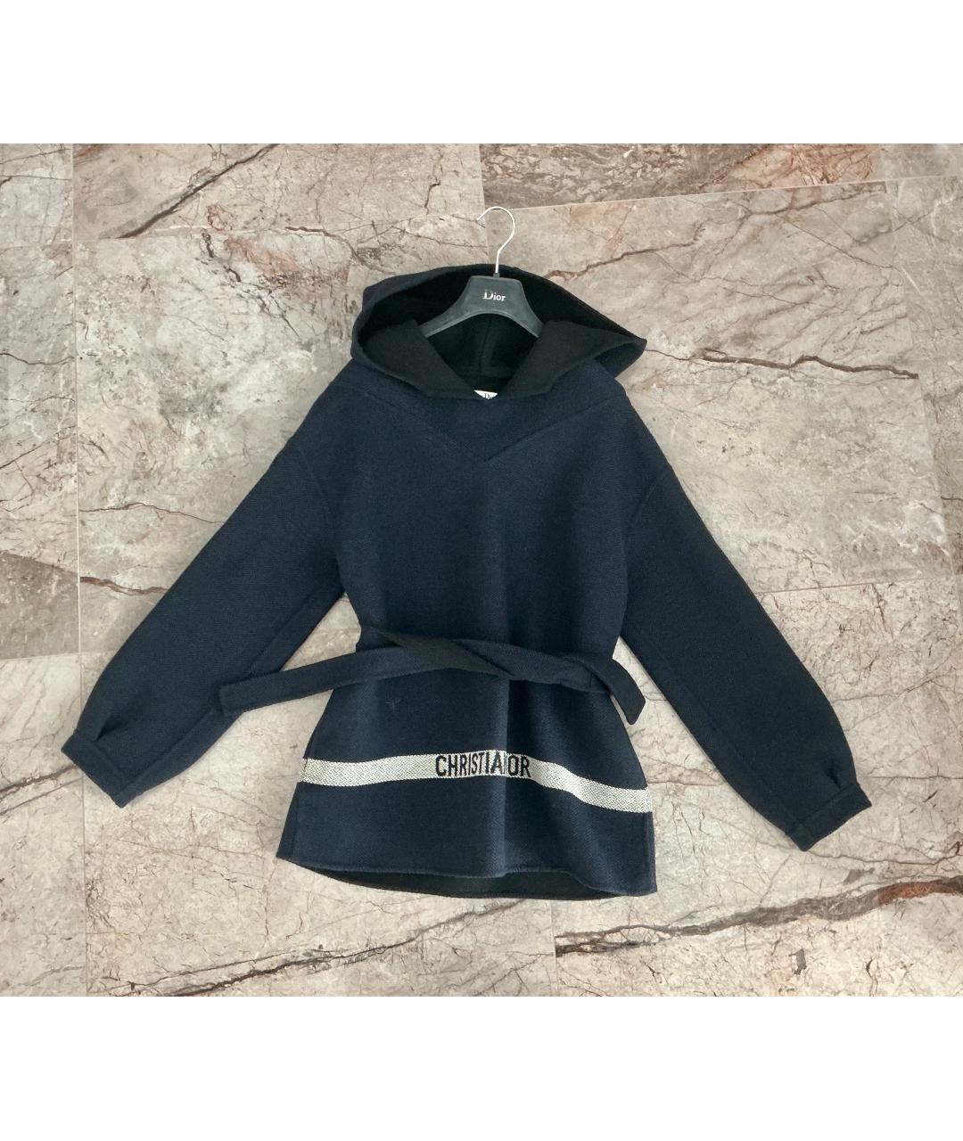 CHRISTIAN DIOR Синий шерстяной жакет/пиджак, фото 9