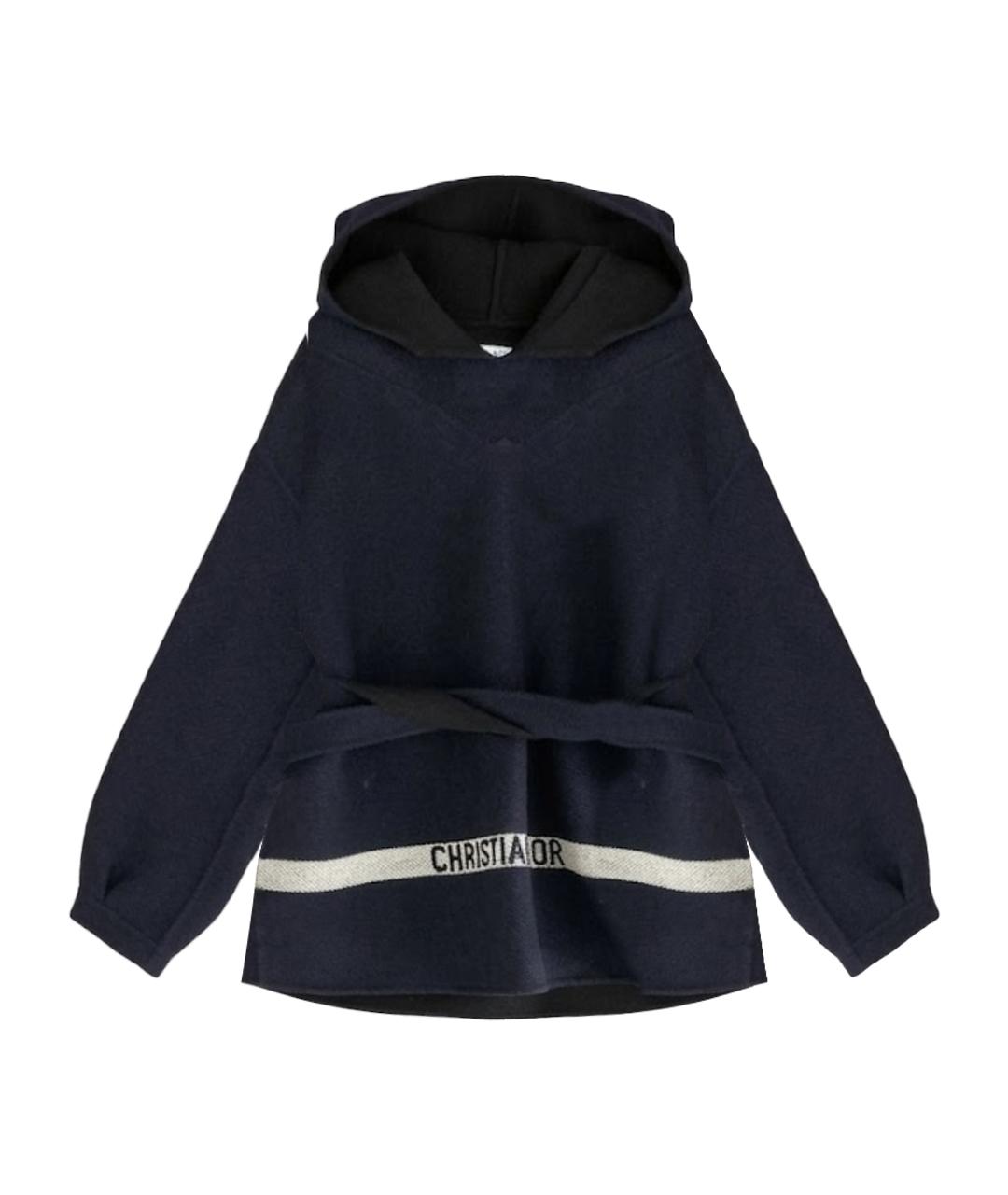 CHRISTIAN DIOR Синий шерстяной жакет/пиджак, фото 1