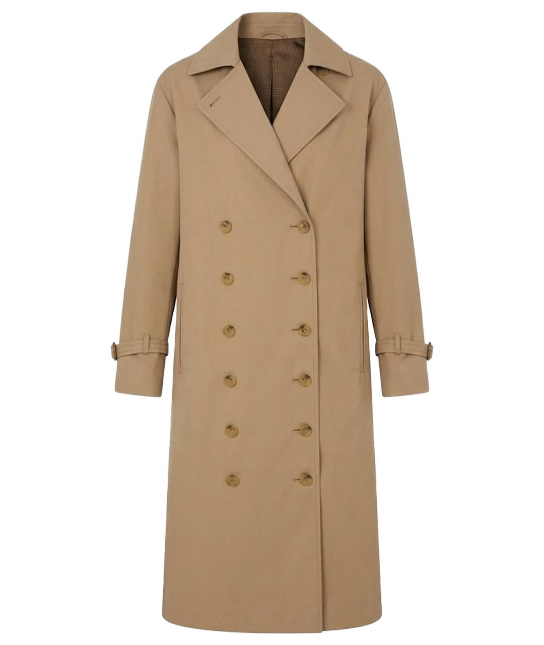 TOTEME Бежевый хлопковый тренч/плащ, фото 1