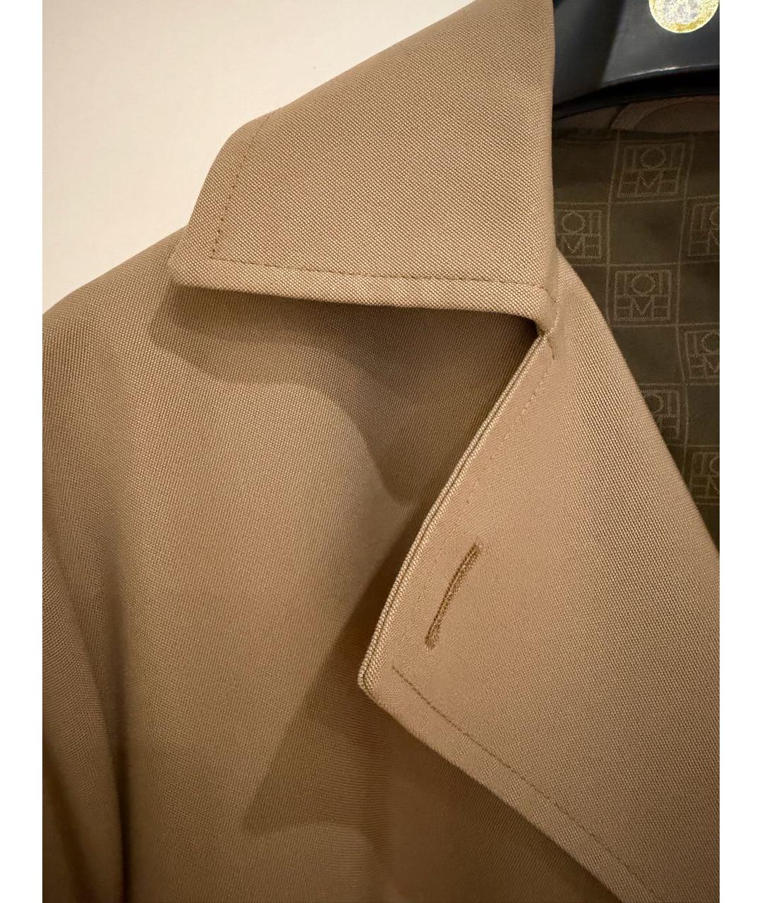 TOTEME Бежевый хлопковый тренч/плащ, фото 6