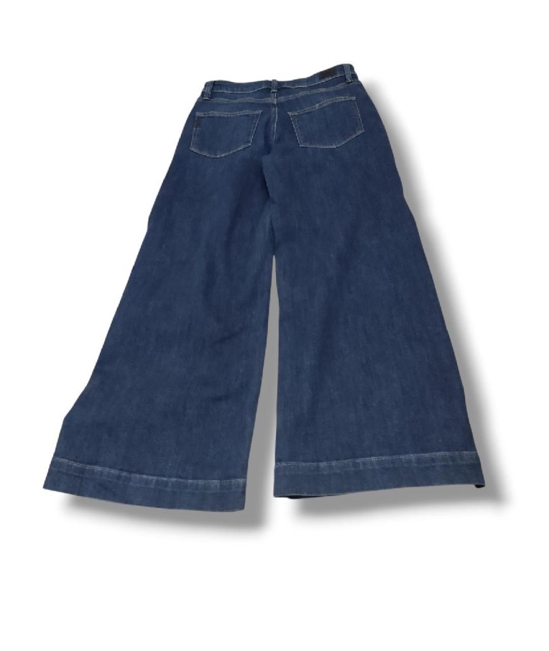 PAIGE Синие хлопко-эластановые джинсы клеш, фото 2