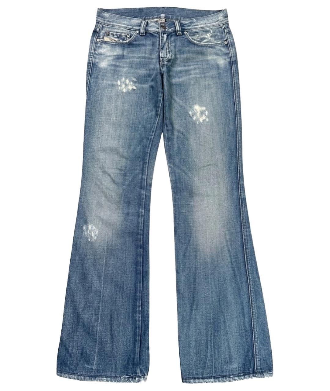 DIESEL Голубые хлопковые джинсы, фото 1