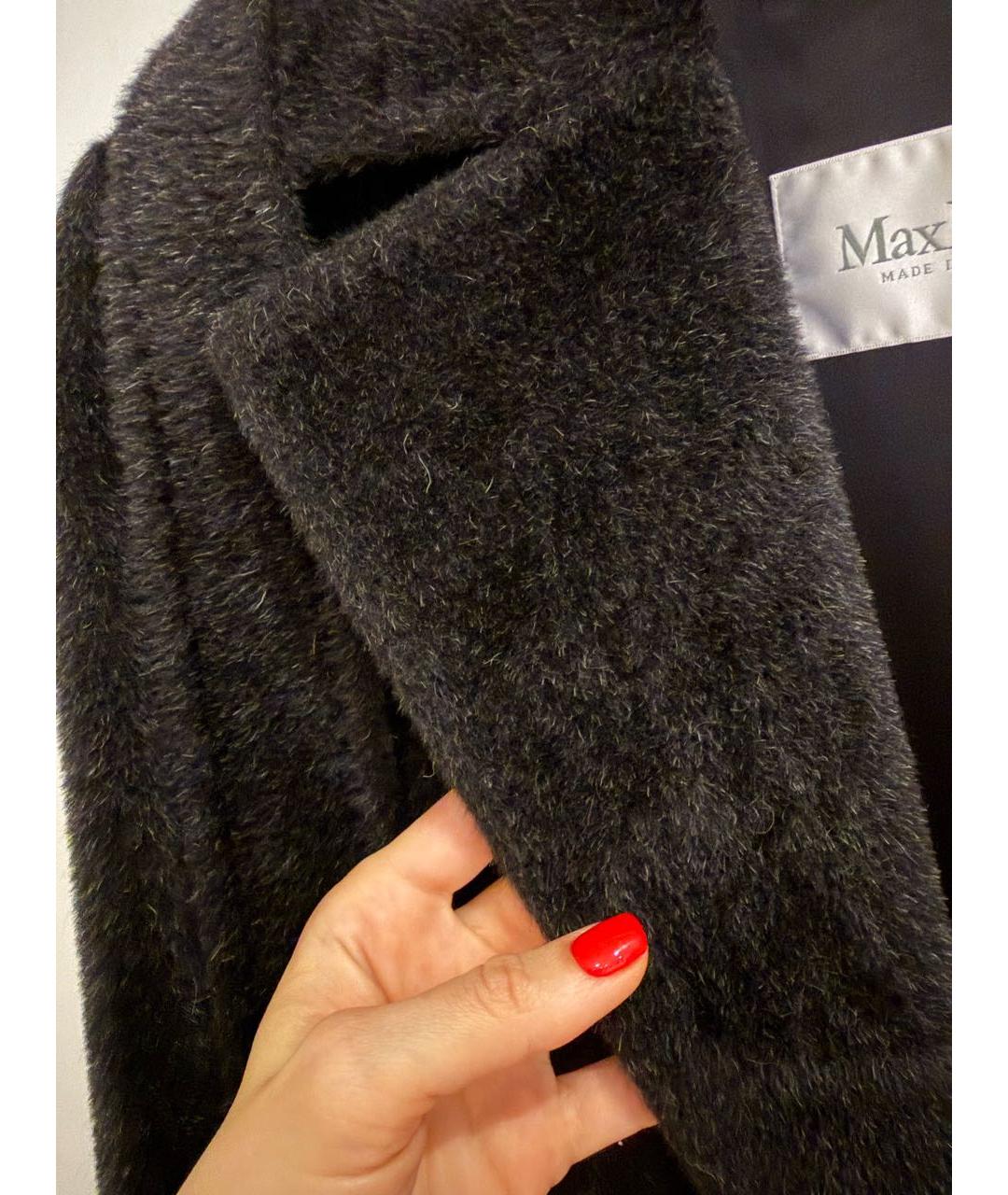 MAX MARA Серое шерстяное пальто, фото 5