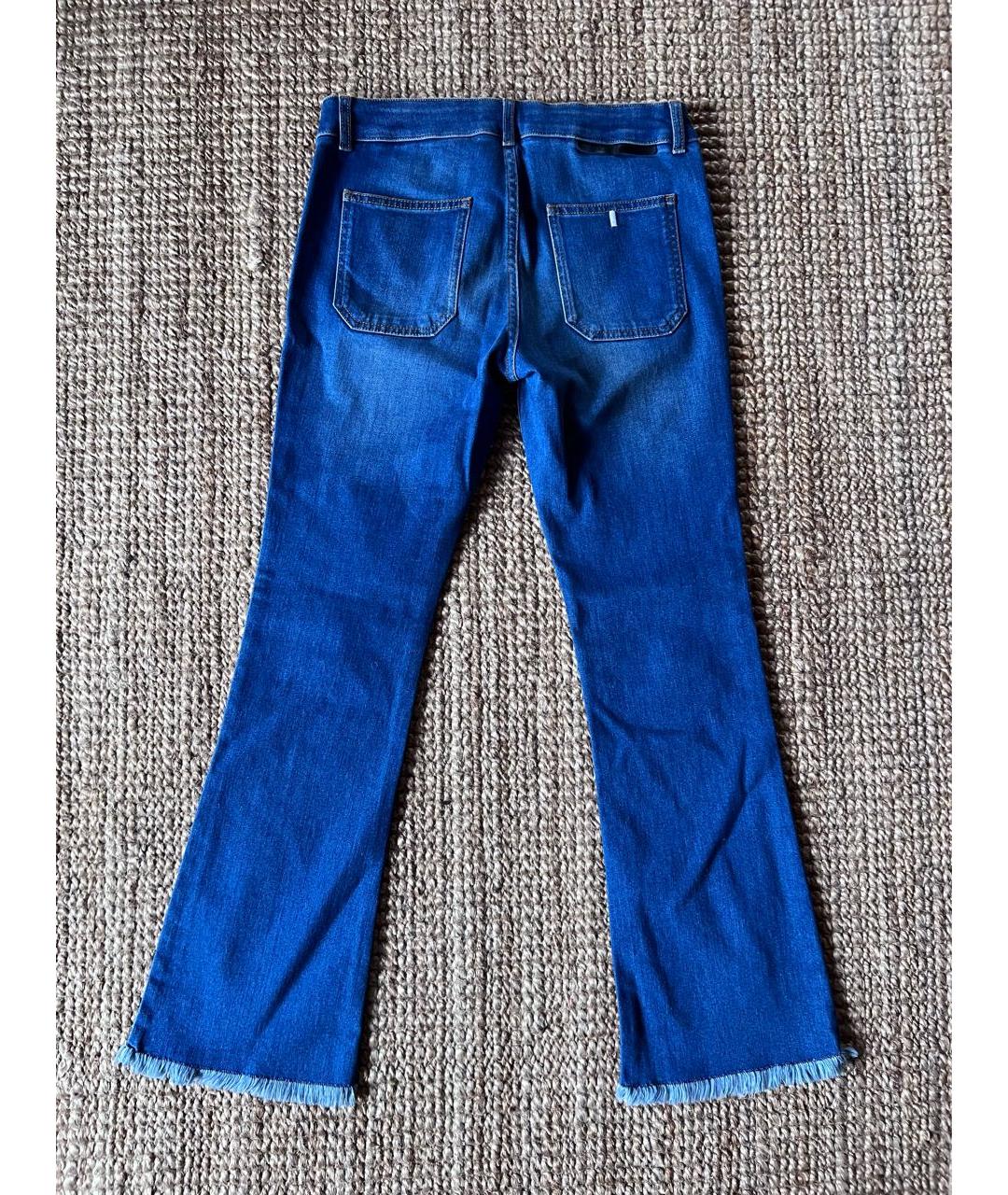 STELLA MCCARTNEY Синие хлопковые джинсы клеш, фото 3