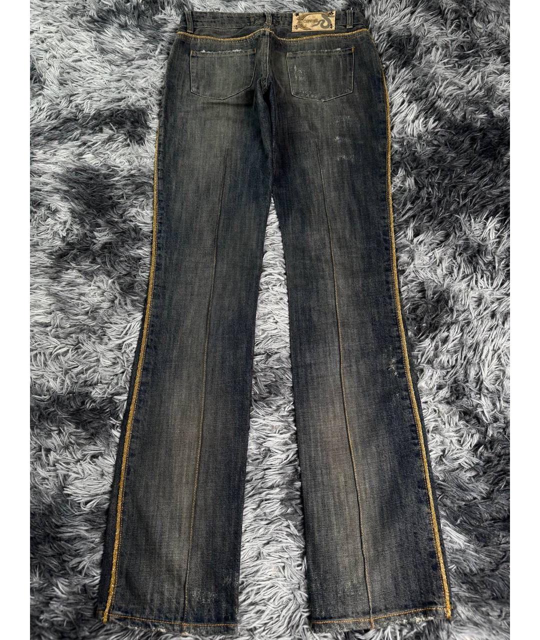 JUST CAVALLI Серые хлопковые джинсы, фото 2