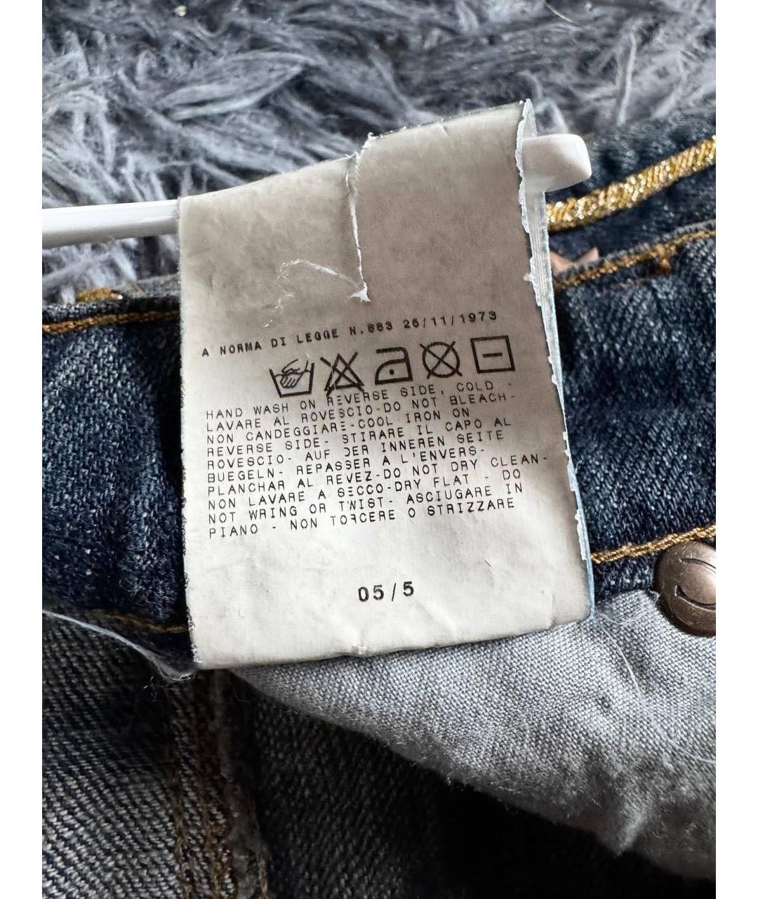 JUST CAVALLI Серые хлопковые джинсы, фото 7