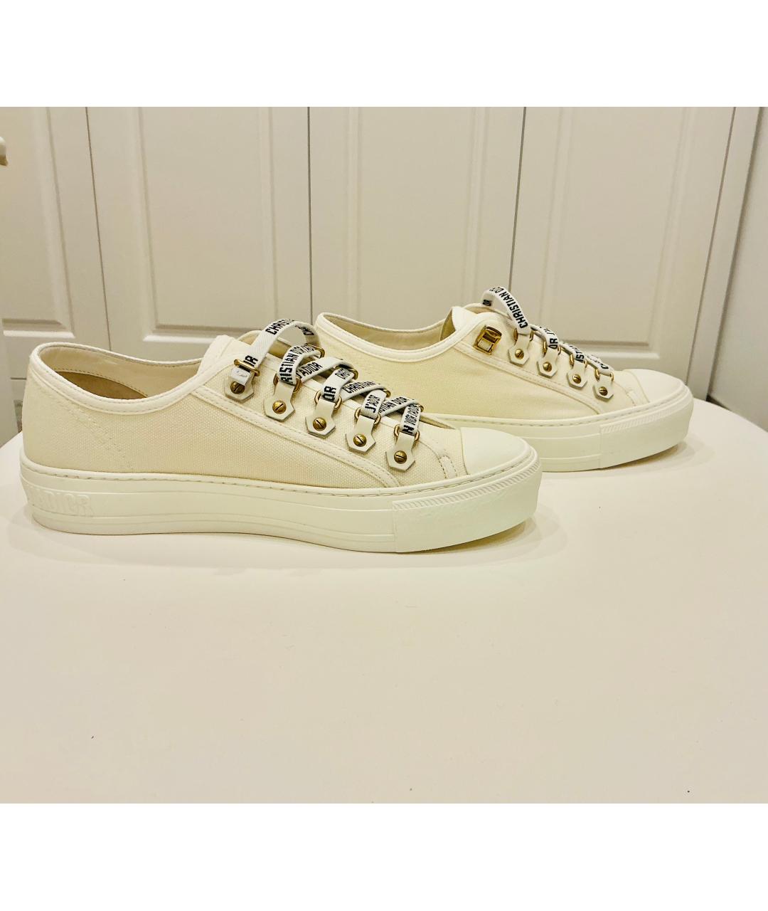 CHRISTIAN DIOR Белые кеды, фото 8