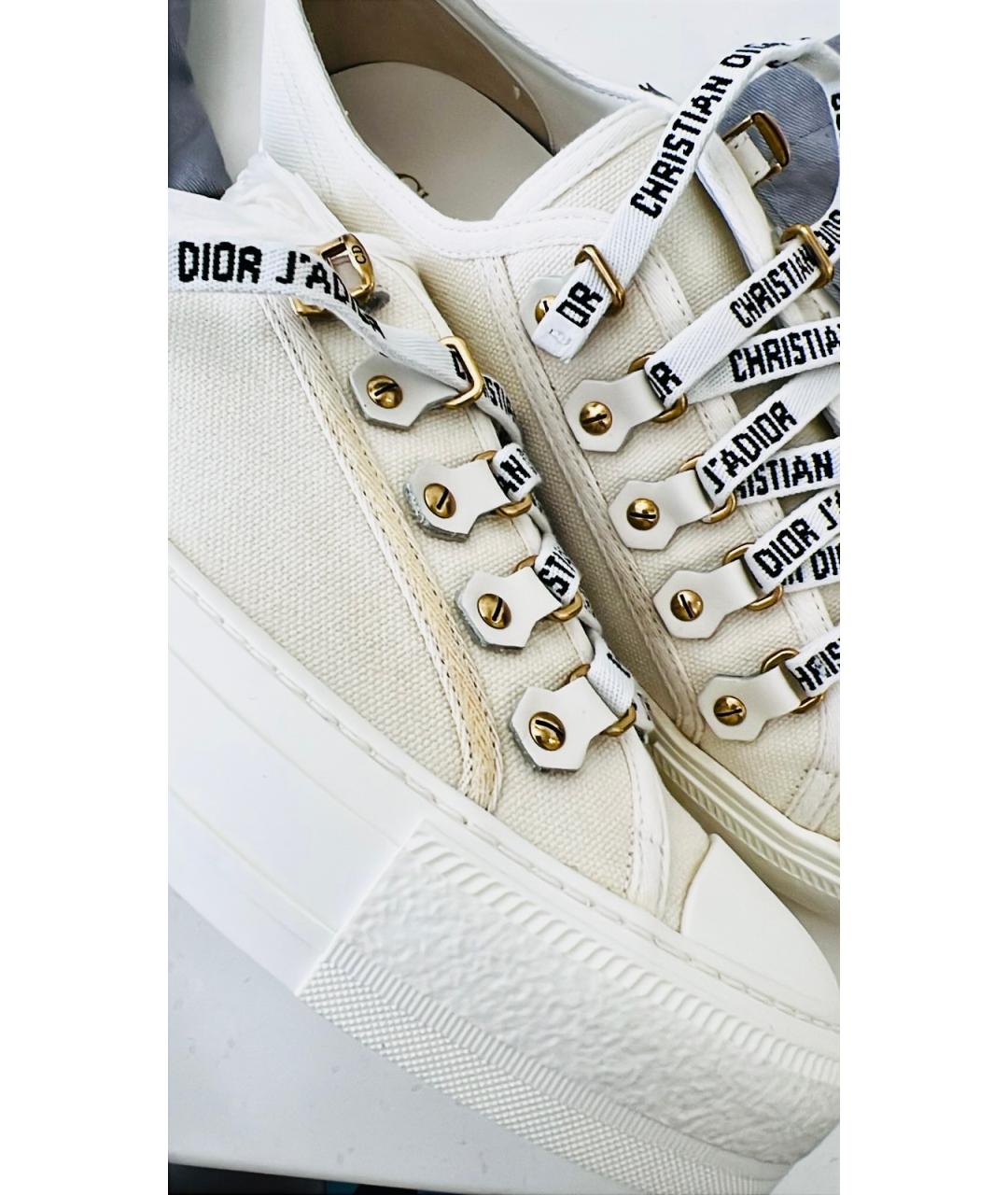 CHRISTIAN DIOR Белые кеды, фото 9