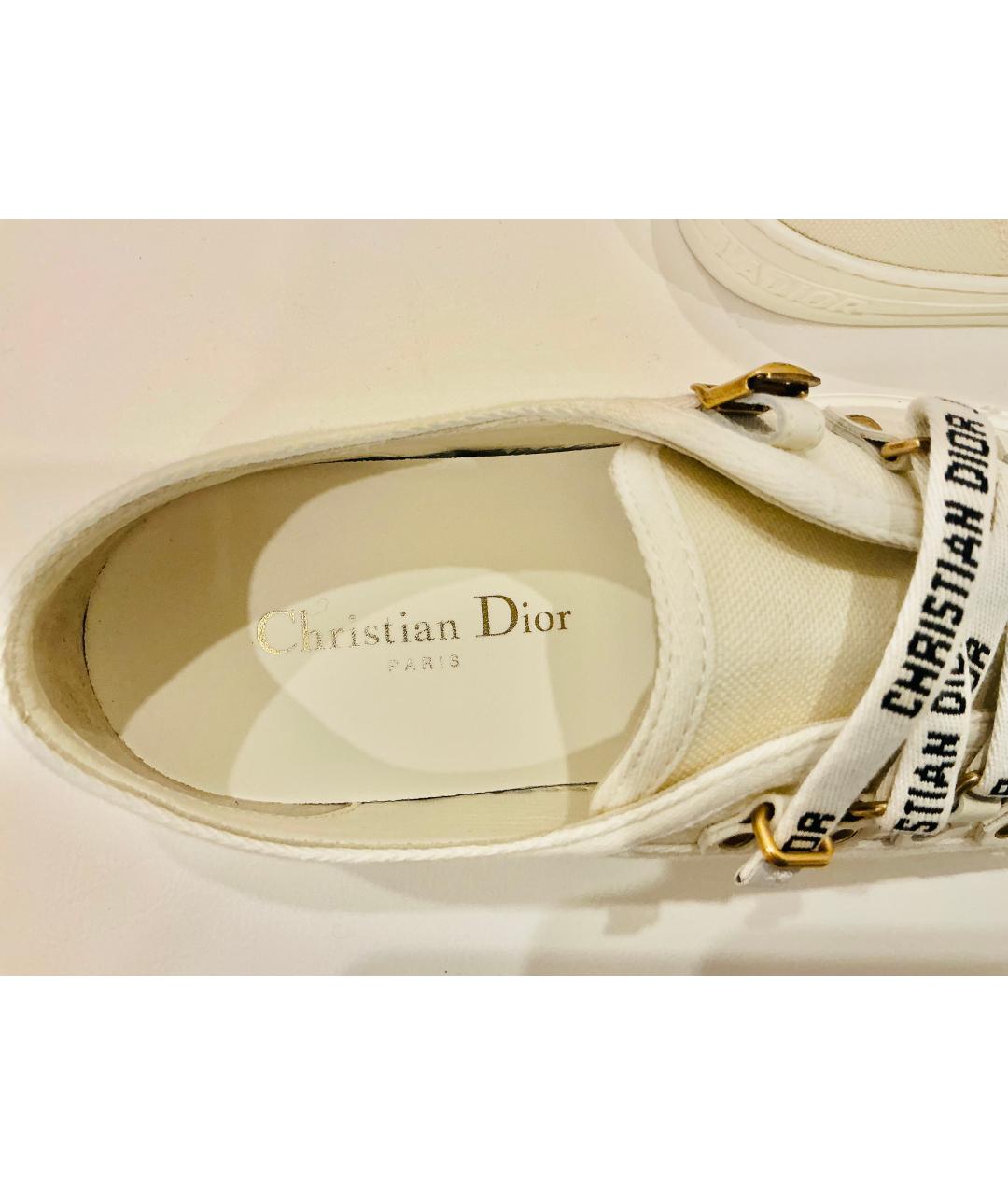 CHRISTIAN DIOR Белые кеды, фото 3