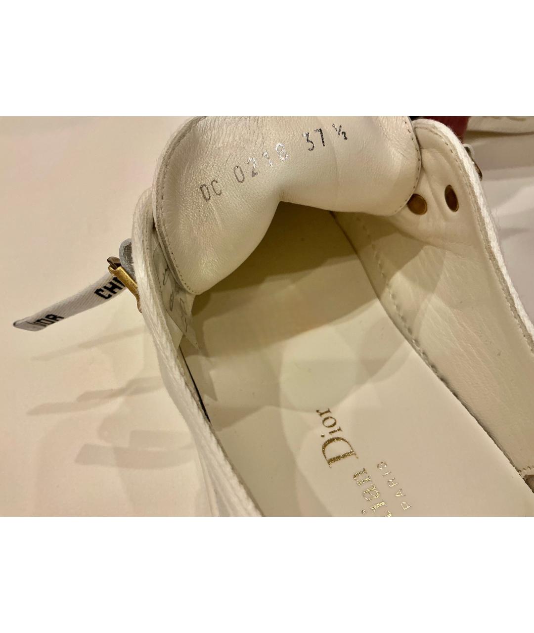 CHRISTIAN DIOR Белые кеды, фото 5
