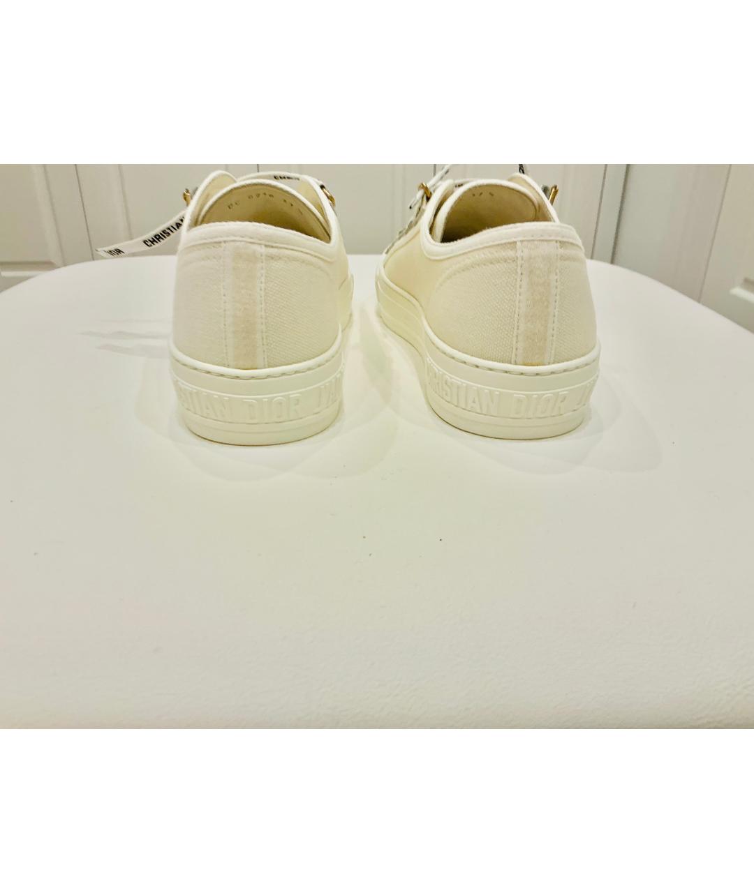 CHRISTIAN DIOR Белые кеды, фото 4