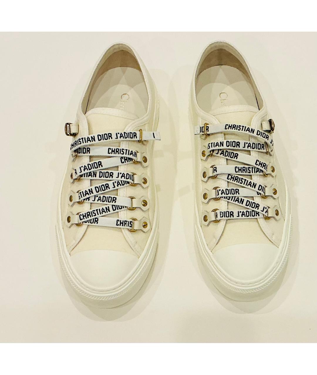 CHRISTIAN DIOR Белые кеды, фото 2
