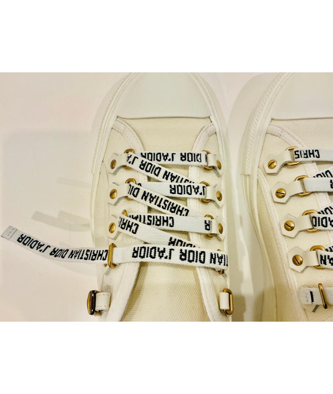 CHRISTIAN DIOR Белые кеды, фото 6