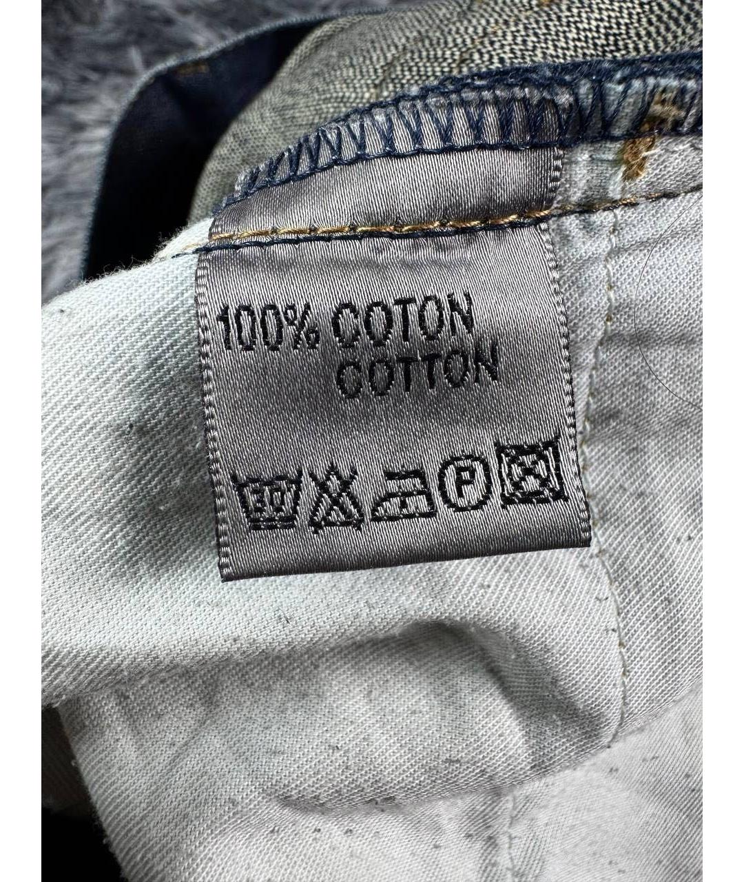 CHRISTIAN DIOR Темно-синие хлопковые джинсы скинни, фото 6