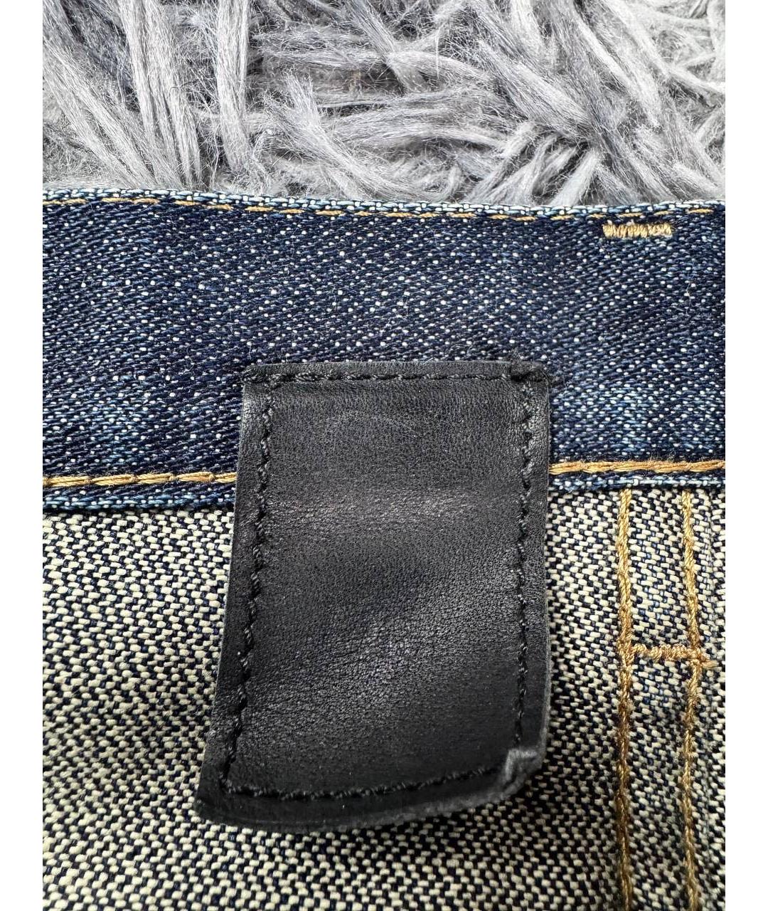 CHRISTIAN DIOR Темно-синие хлопковые джинсы скинни, фото 7