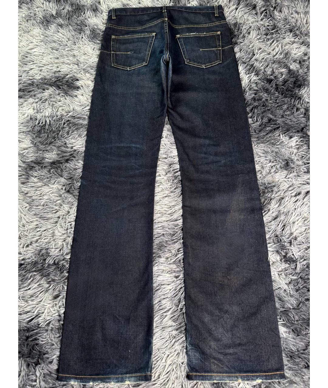 CHRISTIAN DIOR Темно-синие хлопковые джинсы скинни, фото 3