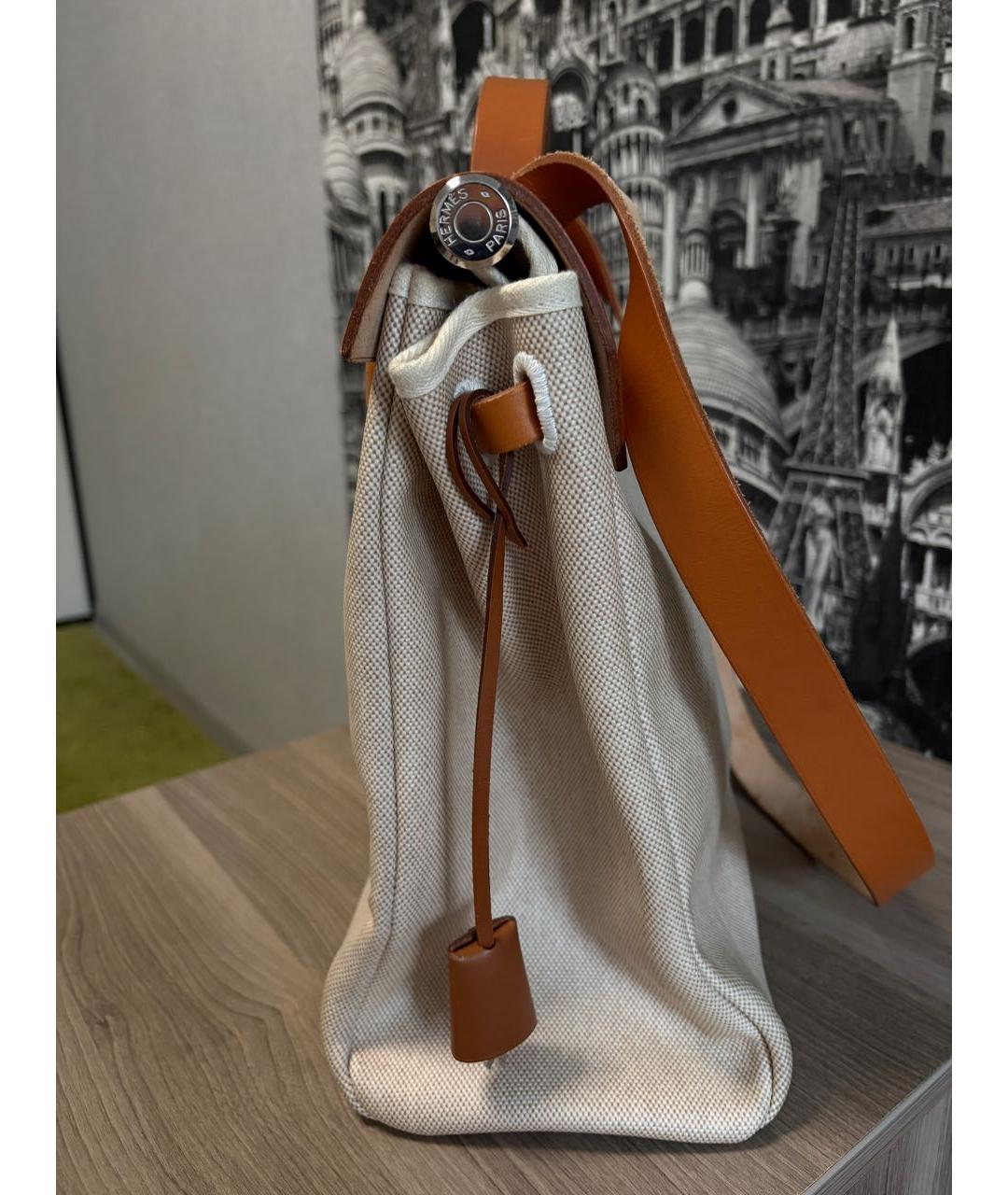 HERMES Коричневая сумка через плечо, фото 2