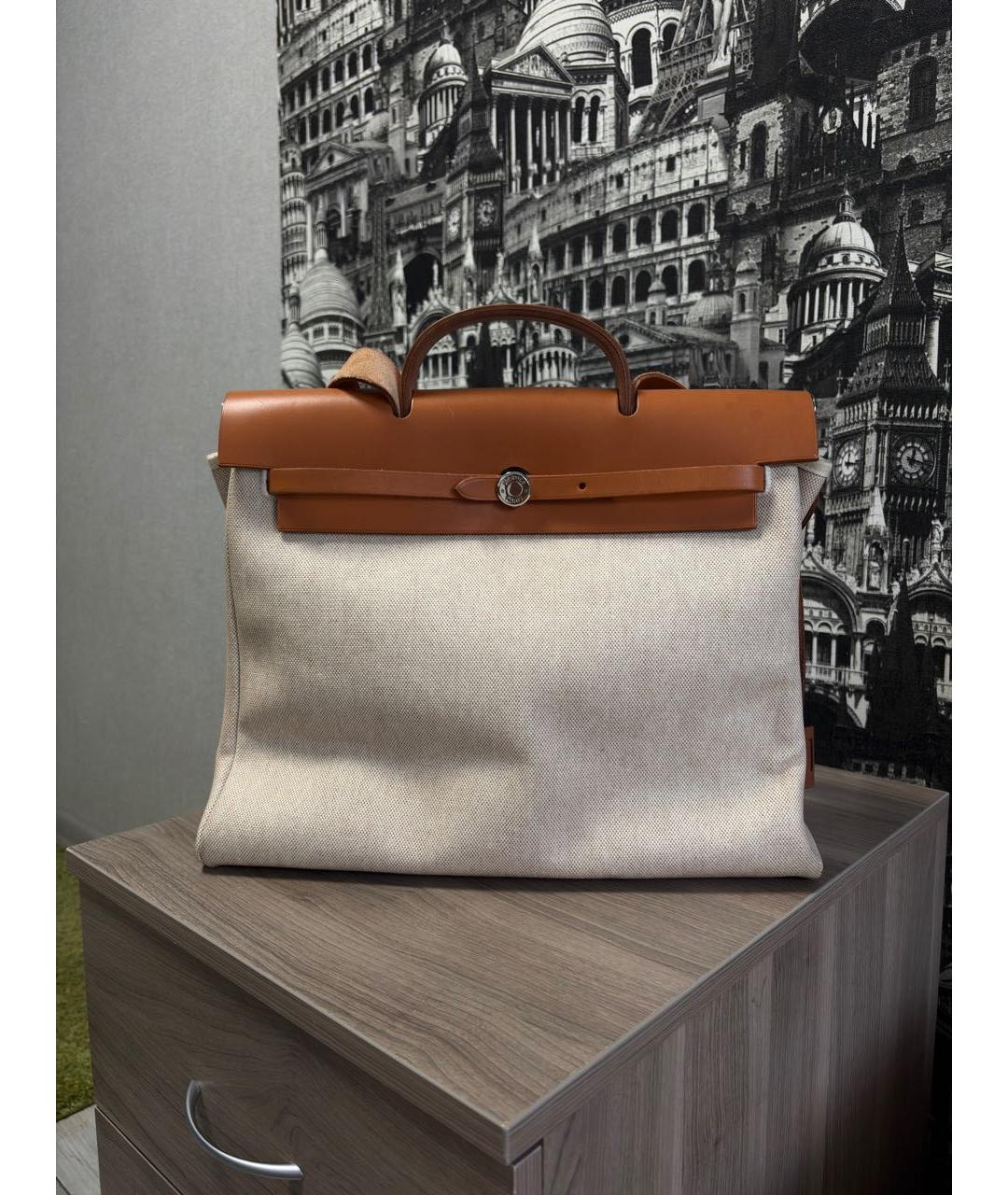 HERMES Коричневая сумка через плечо, фото 9