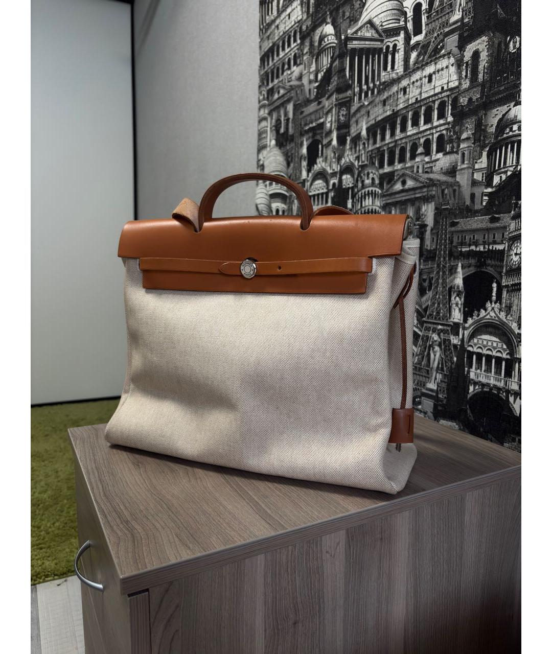 HERMES Коричневая сумка через плечо, фото 5