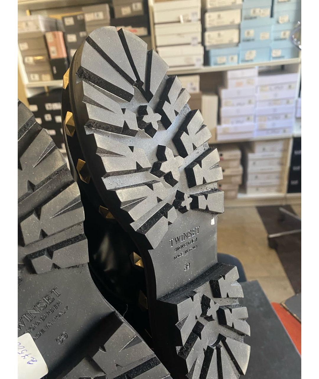 TWIN-SET Черные брогги и оксфорды, фото 5