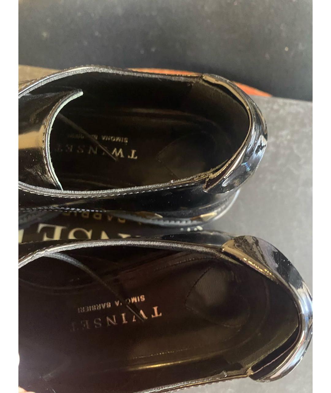 TWIN-SET Черные брогги и оксфорды, фото 3