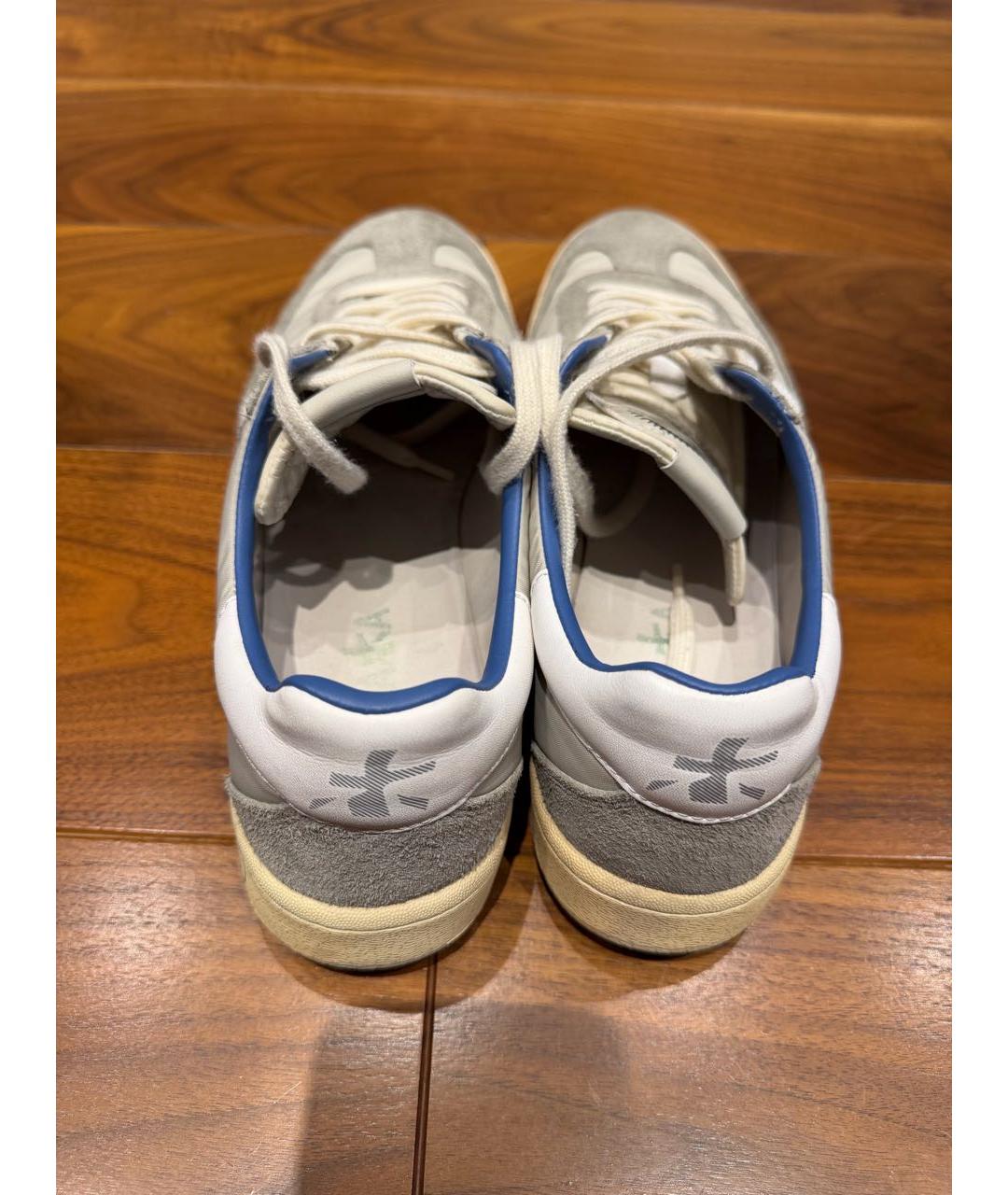 PREMIATA Серые текстильные низкие кроссовки / кеды, фото 3