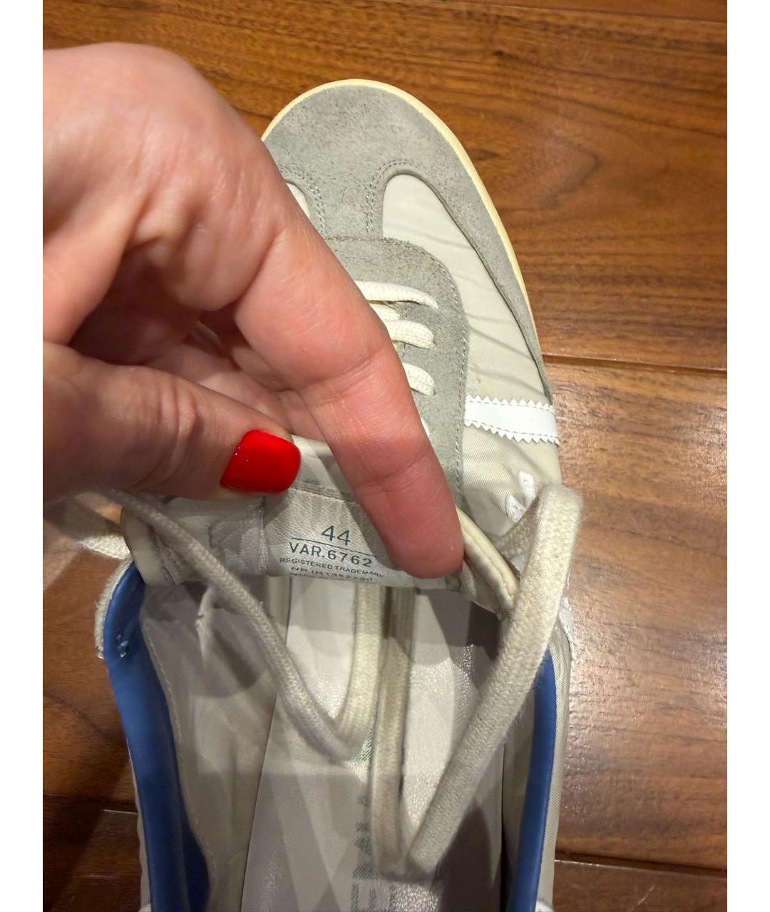 PREMIATA Серые текстильные низкие кроссовки / кеды, фото 5