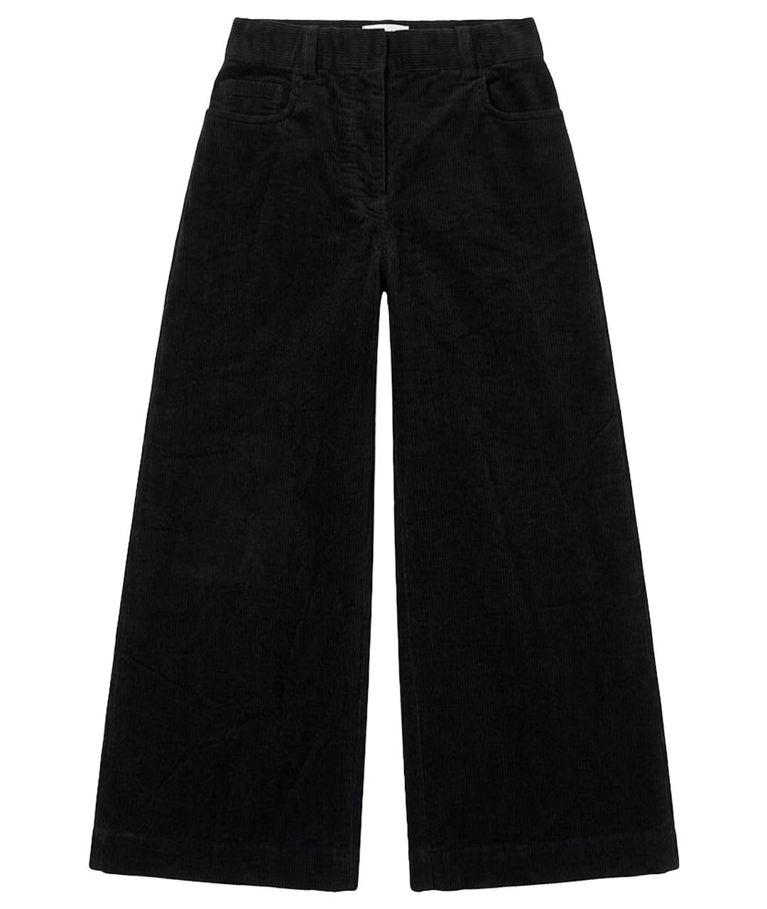 COS Черные хлопковые джинсы клеш, фото 1