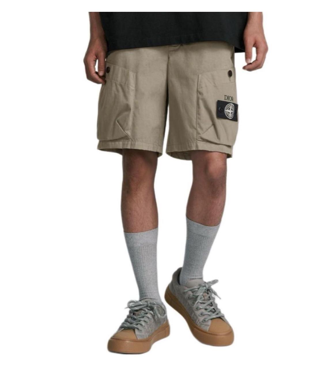 CHRISTIAN DIOR Серые шорты, фото 2
