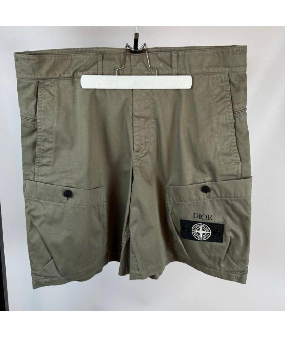 CHRISTIAN DIOR Серые шорты, фото 4