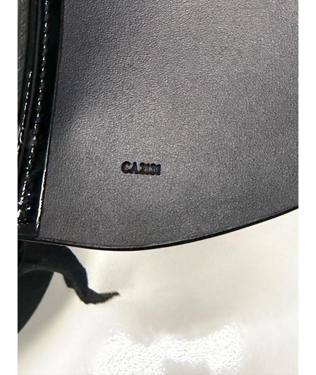 LOUIS VUITTON Черный ремень из лакированной кожи, фото 4