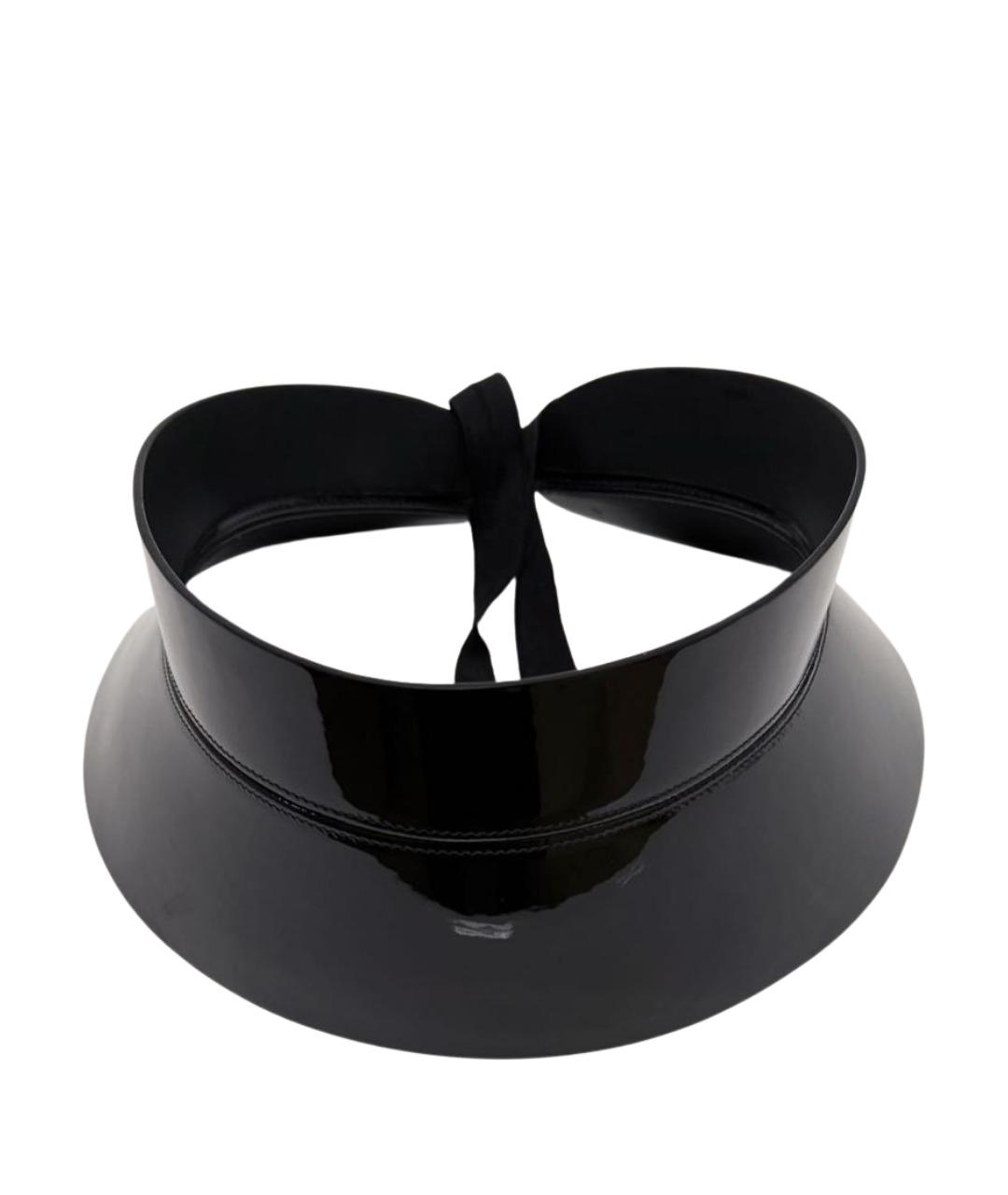 LOUIS VUITTON Черный ремень из лакированной кожи, фото 1