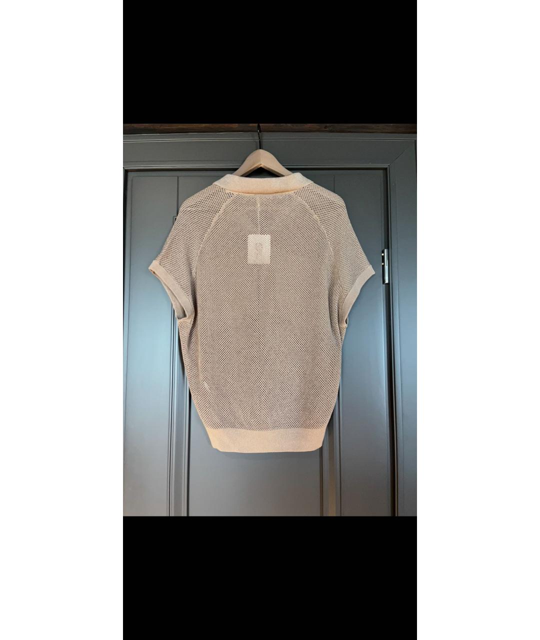 PESERICO Горчичная хлопковая блузы, фото 2