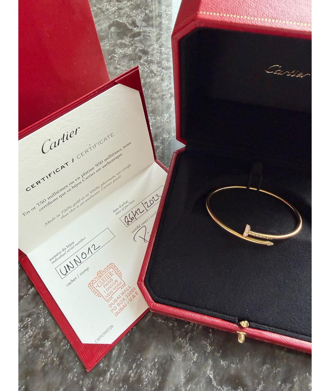 CARTIER Золотой браслет из розового золота, фото 6