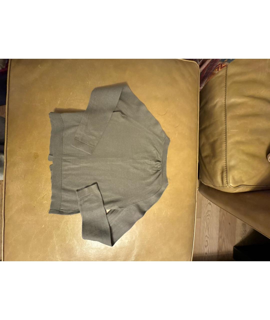 BONPOINT Хаки хлопковый жакет / жилет, фото 4