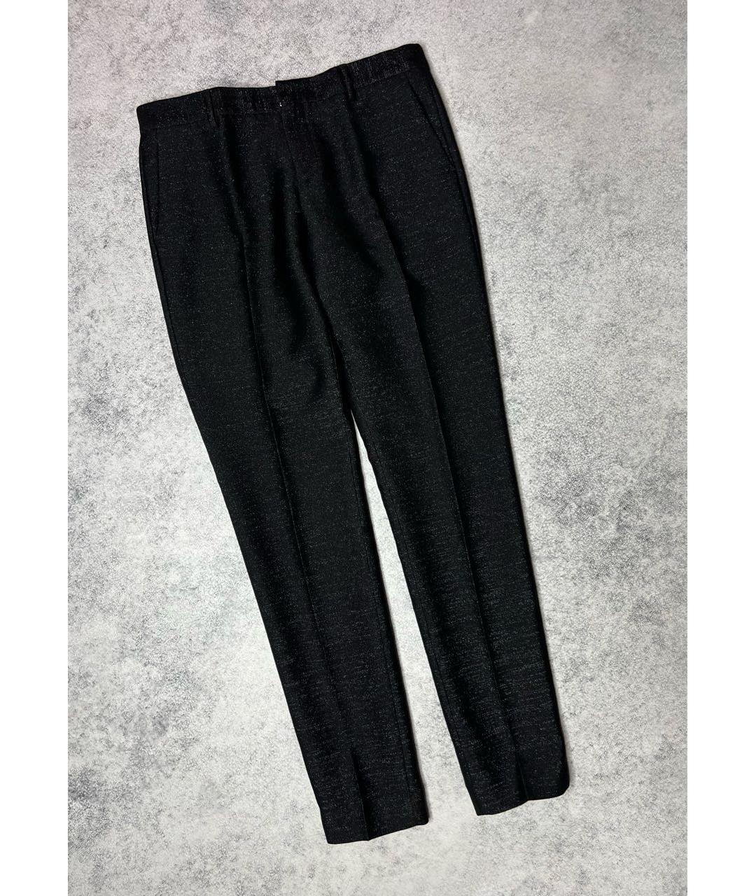 EACH X OTHER Черные шерстяные брюки узкие, фото 8