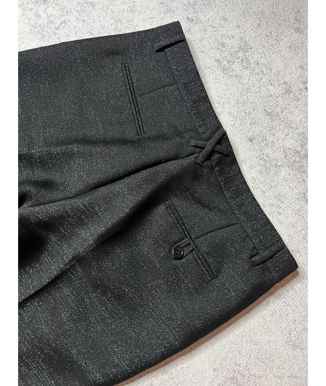 EACH X OTHER Черные шерстяные брюки узкие, фото 4